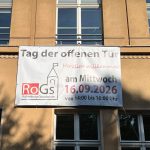 Schild Tag der offenen Tür